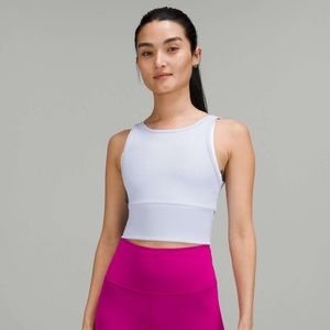 Lululemon Power Pivot Ribbed Tank in Pastel Blue Size 6